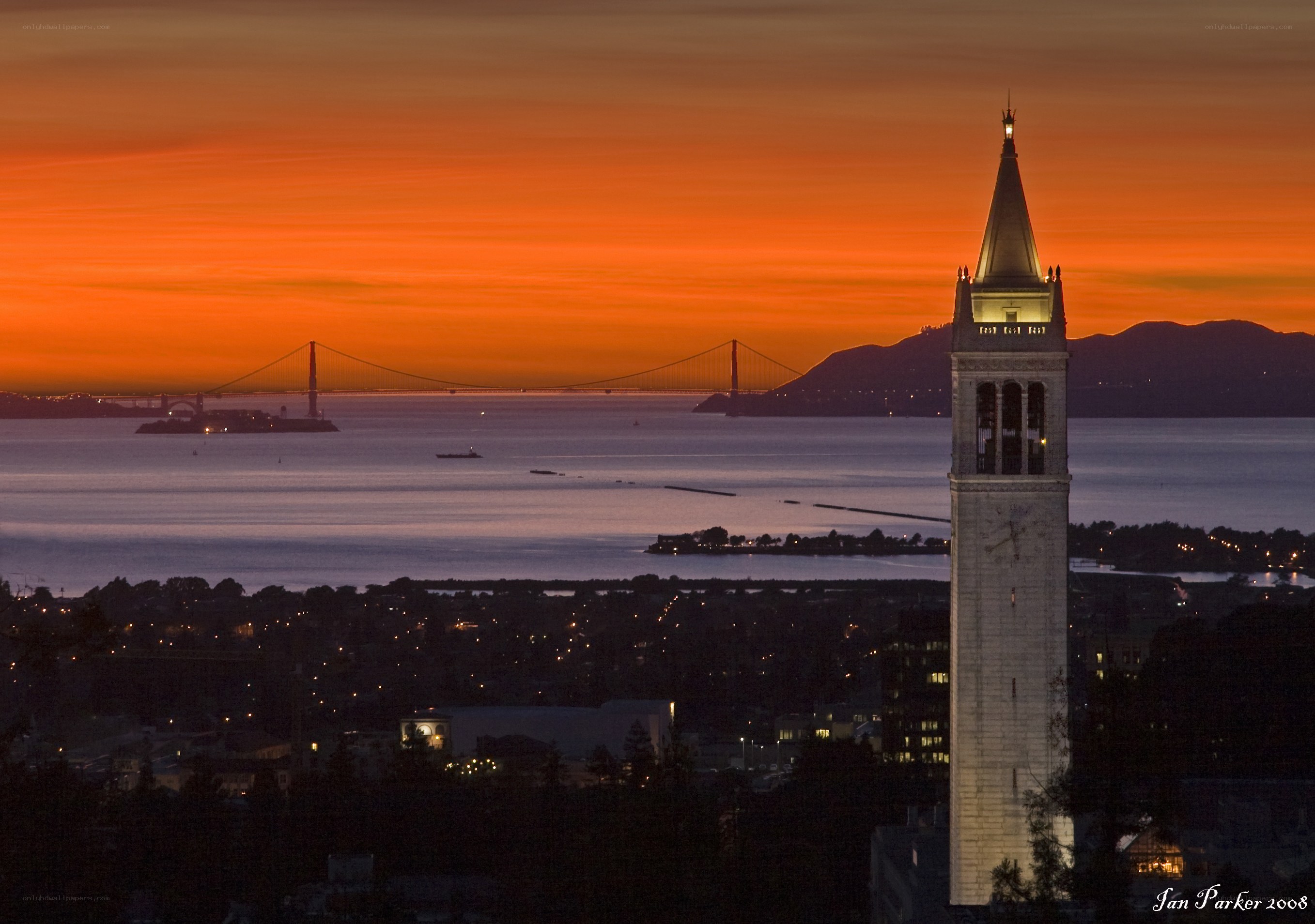 Sunset over San Francisco Bay