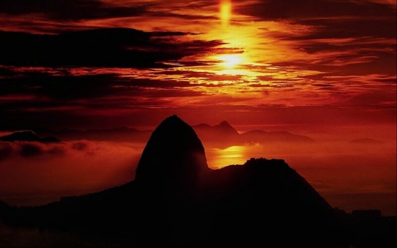 Sunset over Sugarloaf Mountain