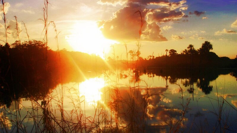 Sunset over Swamp