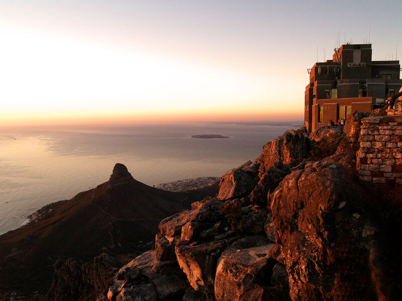 Sunset over Table Mountain