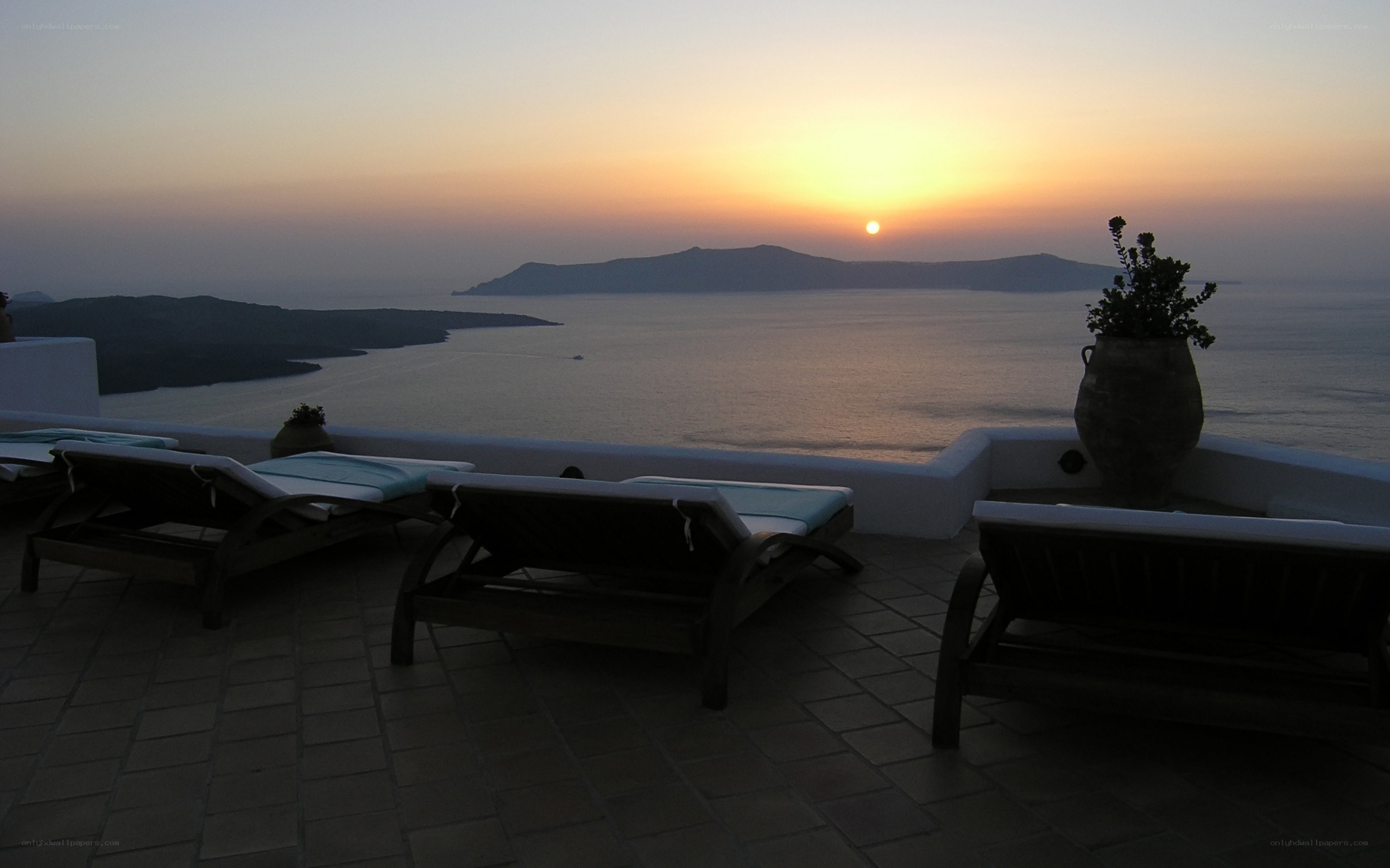 Sunset over the Aegean Sea