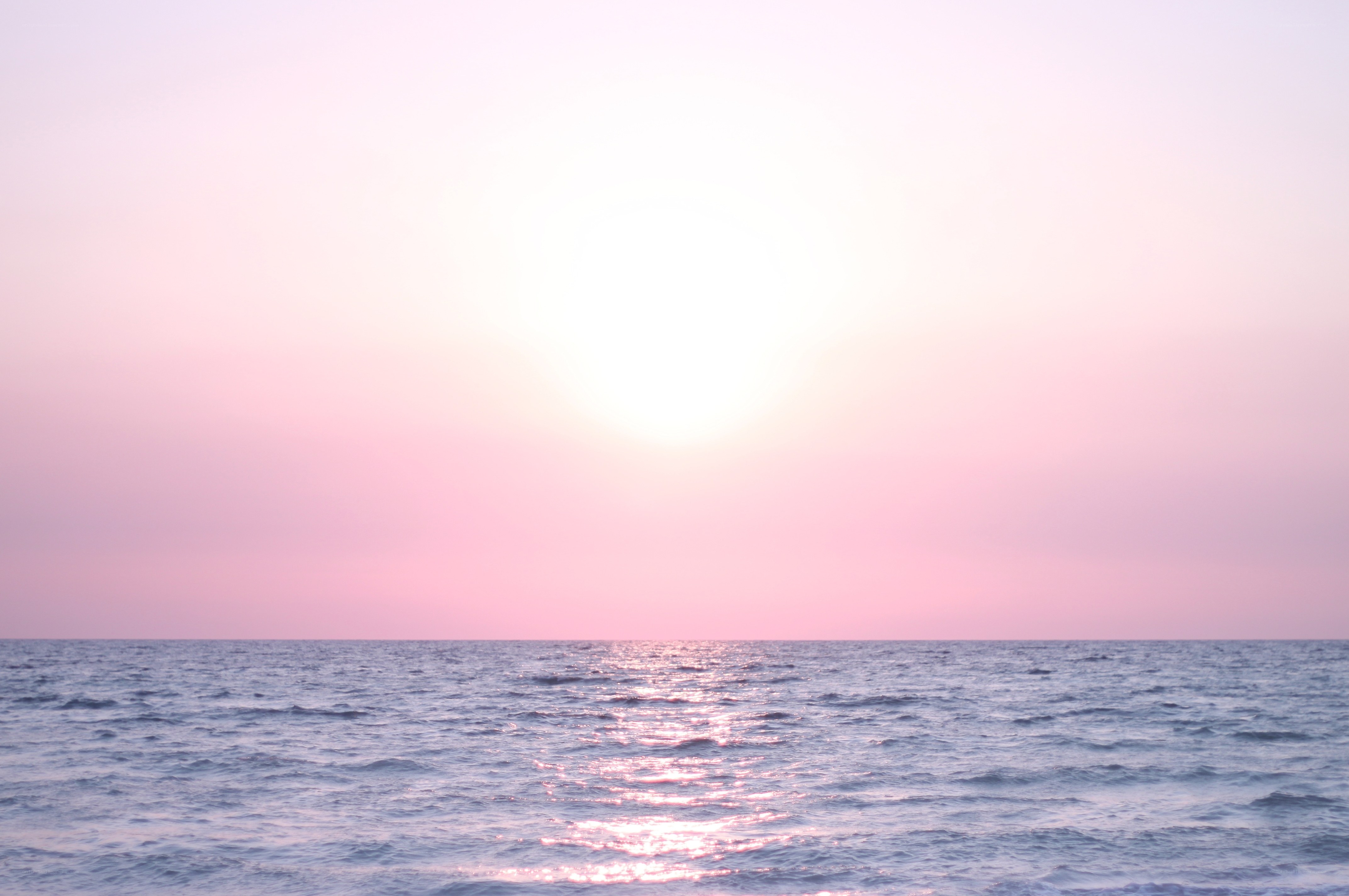 sunset over the ocean