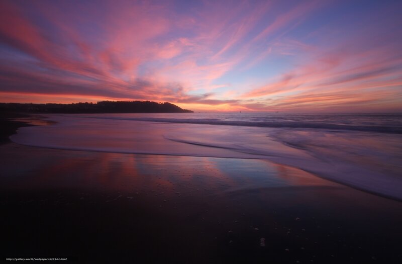 sunset over the ocean