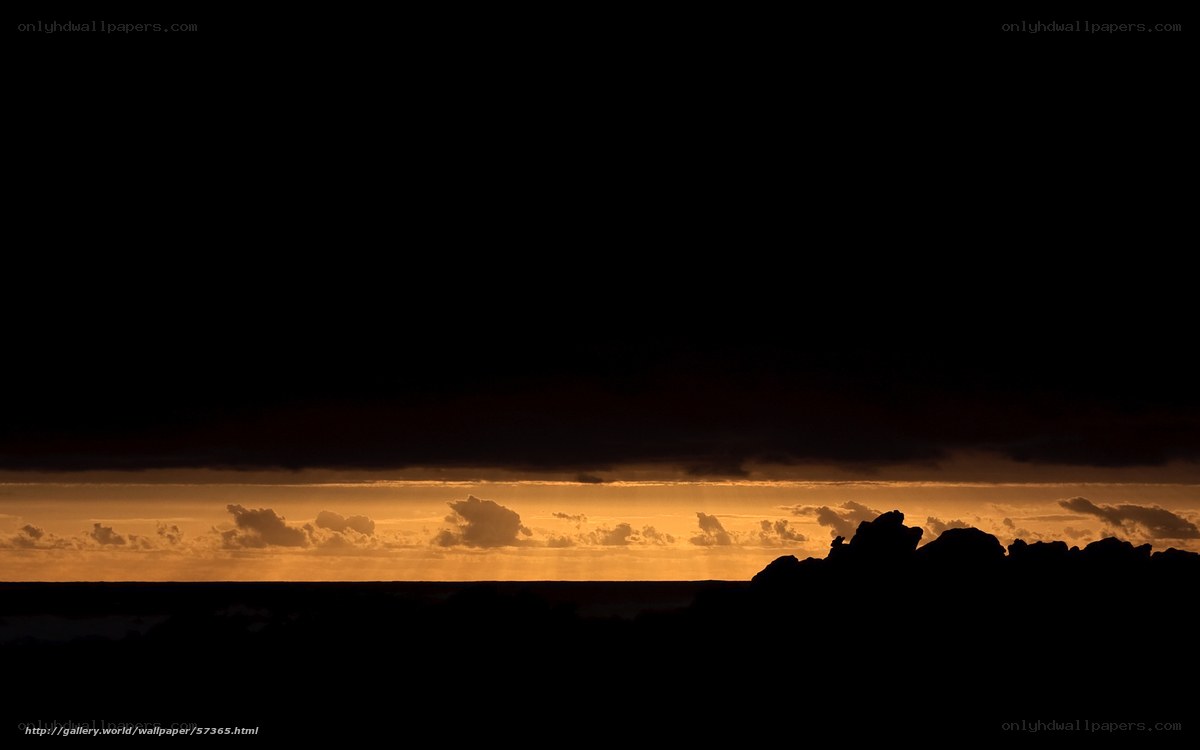sunset over the ocean