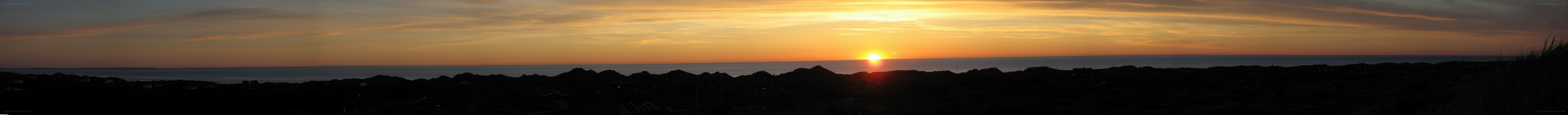 sunset over the ocean
