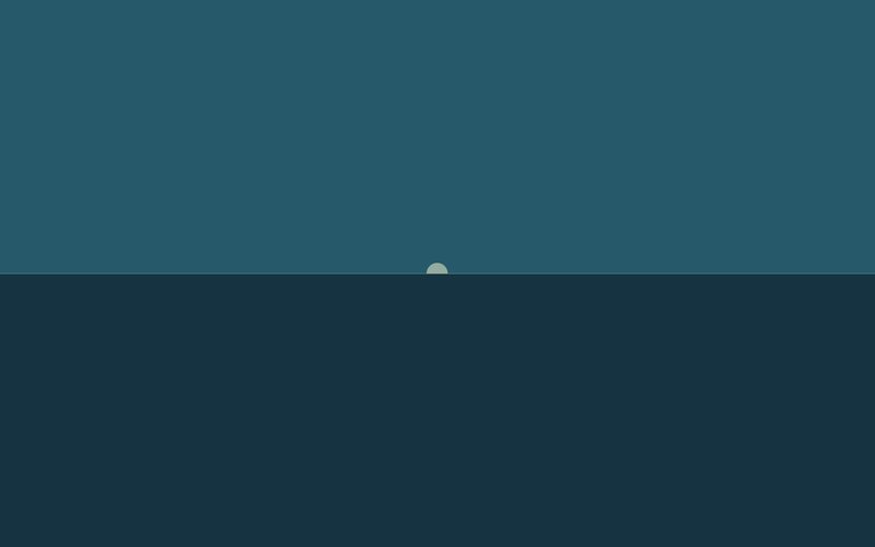 sunset over the ocean