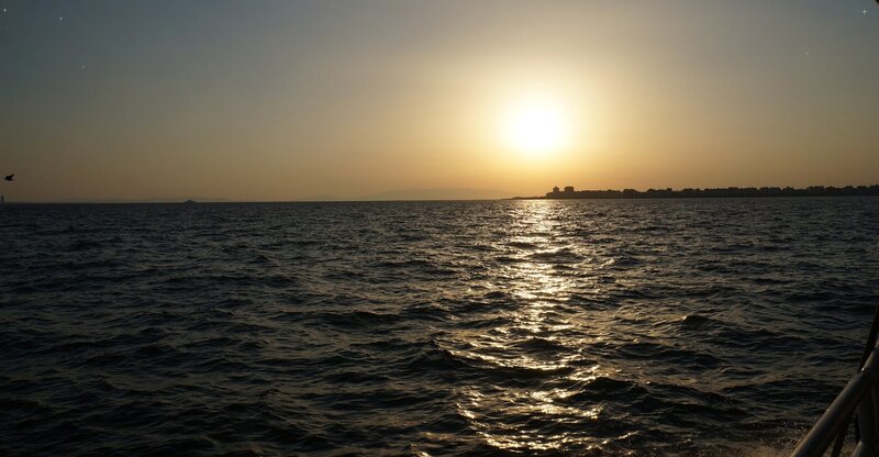 Sunset over the Sea — Yellow
