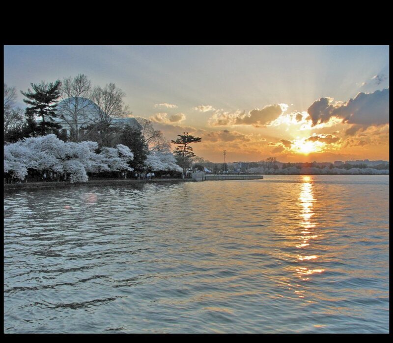 Sunset over Tidal Basin