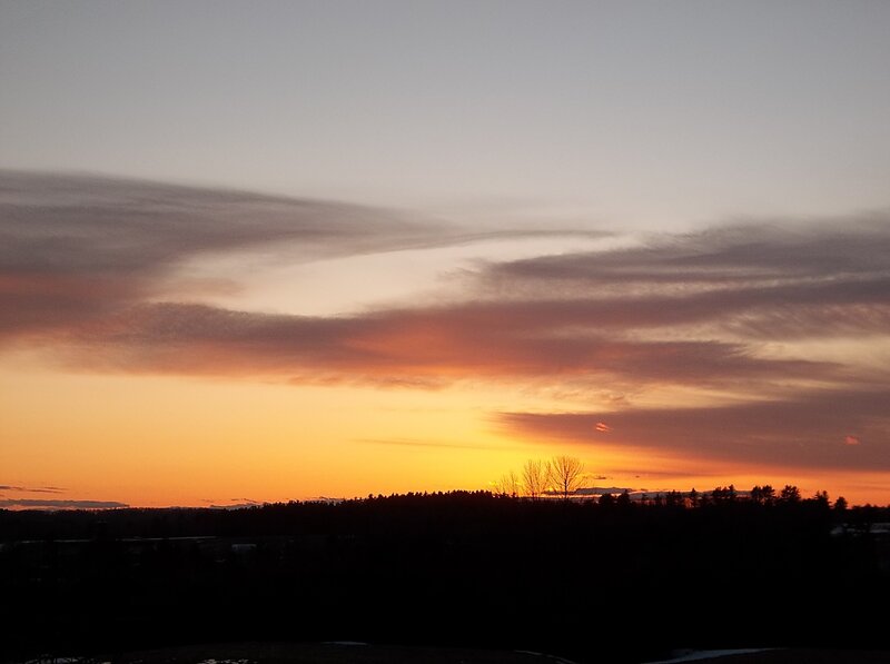 Sunset over Treeline