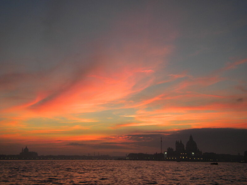 Sunset over Venice — Orange