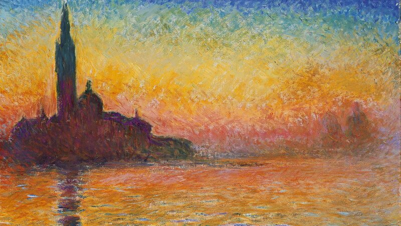 Sunset over Venice