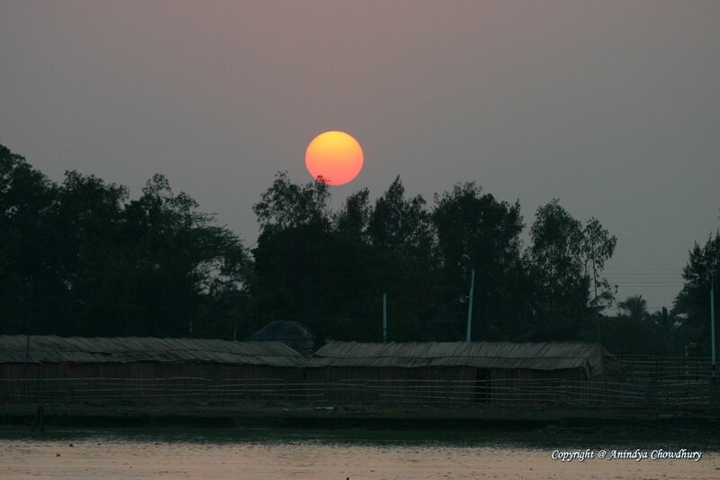 Sunset over Village