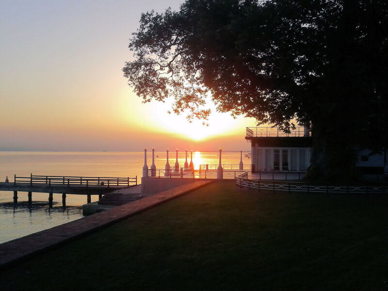 Sunset over Waterfront