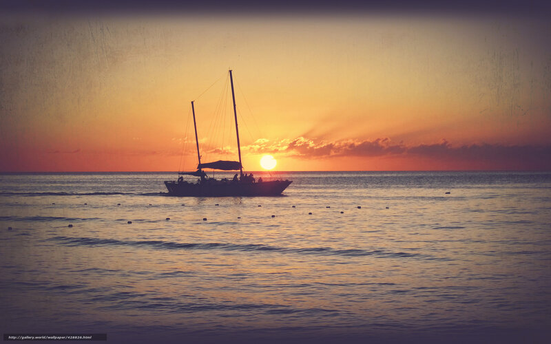 sunset sailboat silhouette