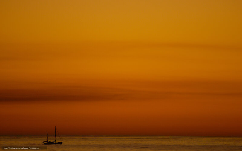 sunset sailboat silhouette