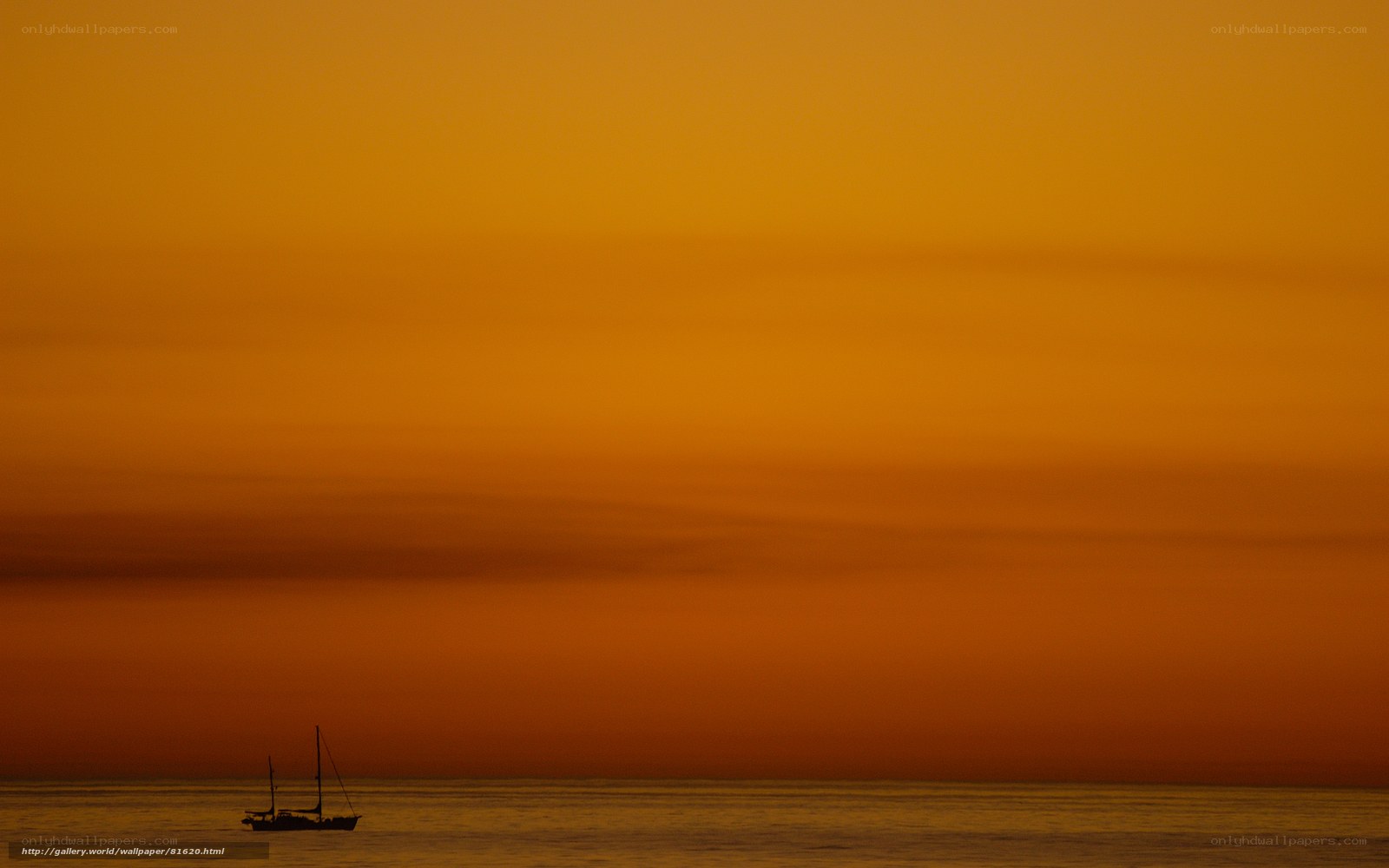 sunset sailboat silhouette