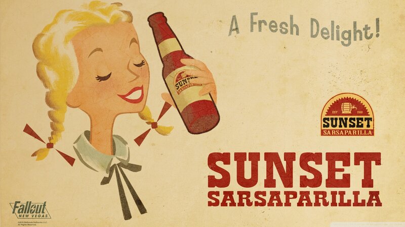 Sunset Sarsaparilla ad