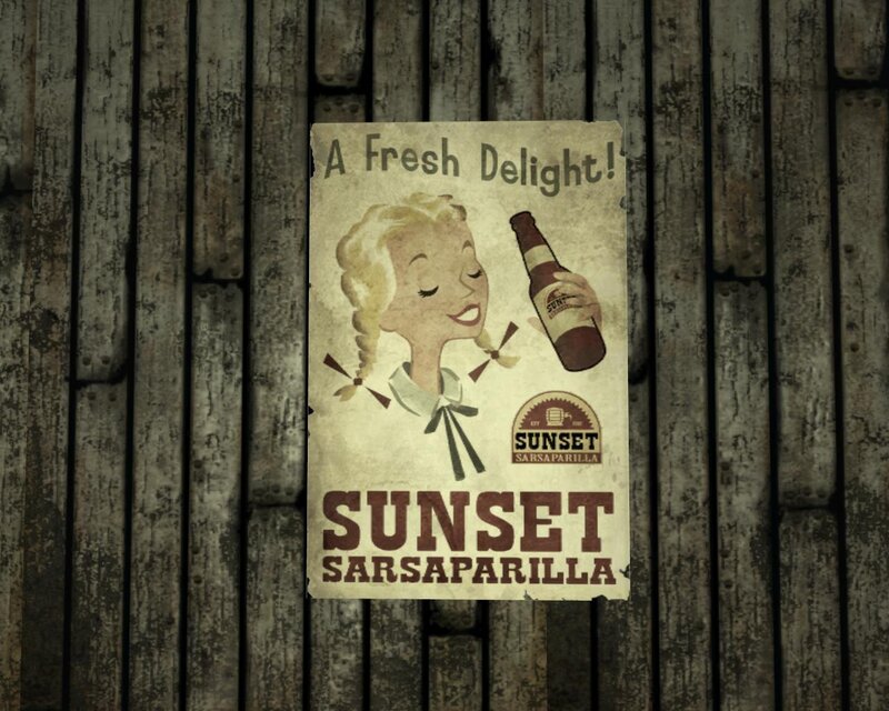 Sunset Sarsaparilla Ad