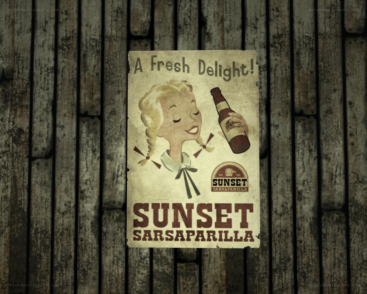 Sunset Sarsaparilla Ad