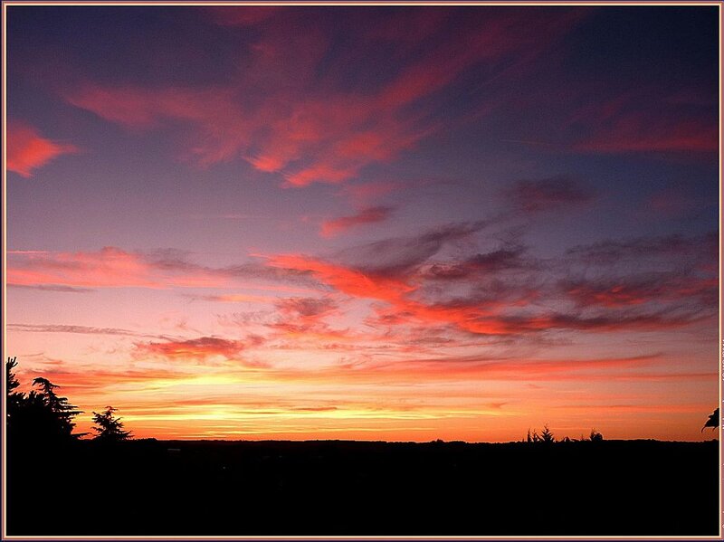Sunset Sky — Orange, Dramatic