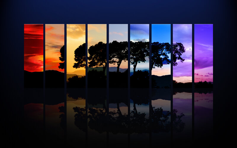 sunset sky panels