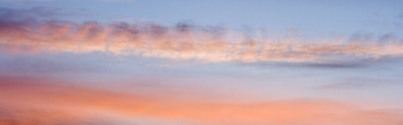 sunset sky with clouds