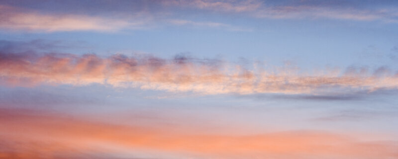 sunset sky with clouds