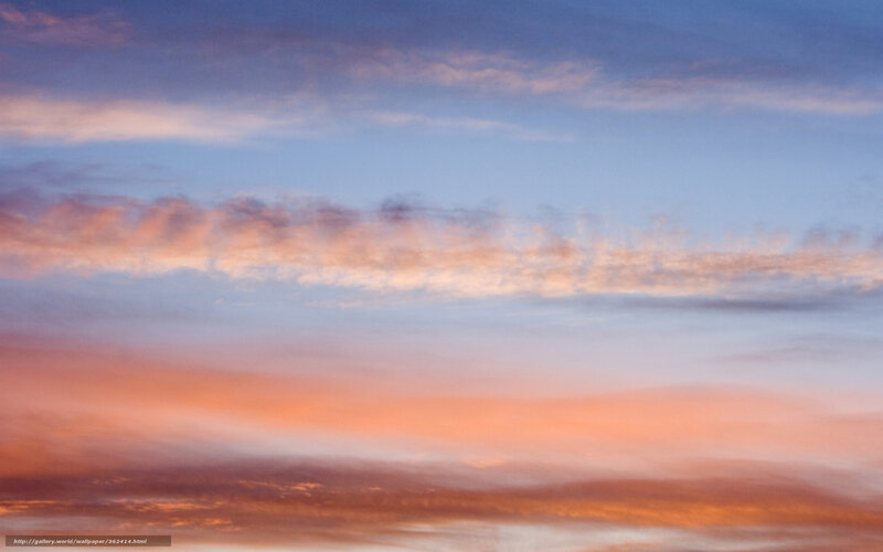Sunset sky with clouds