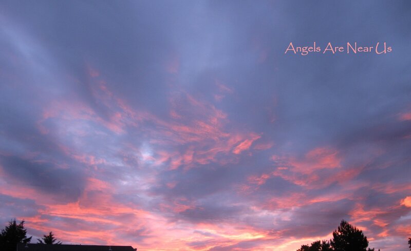 Sunset Sky with Clouds — Purple, Dramatic, Photograph