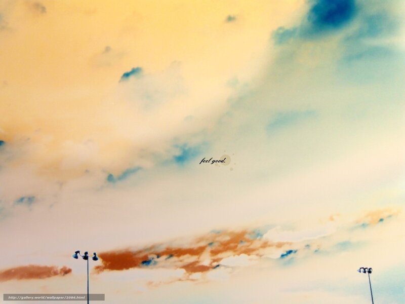 sunset sky with clouds