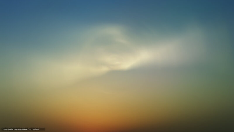 Sunset sky with soft clouds