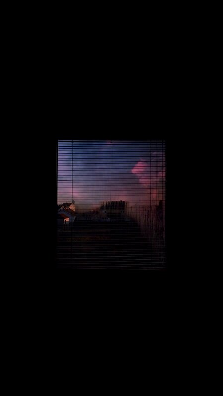 Sunset Through Blinds — Purple