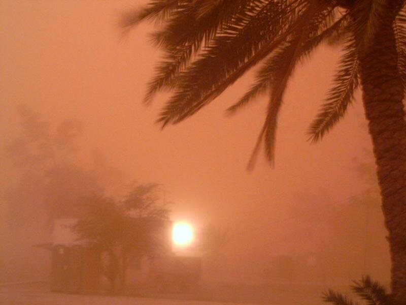 Sunset Through Sandstorm