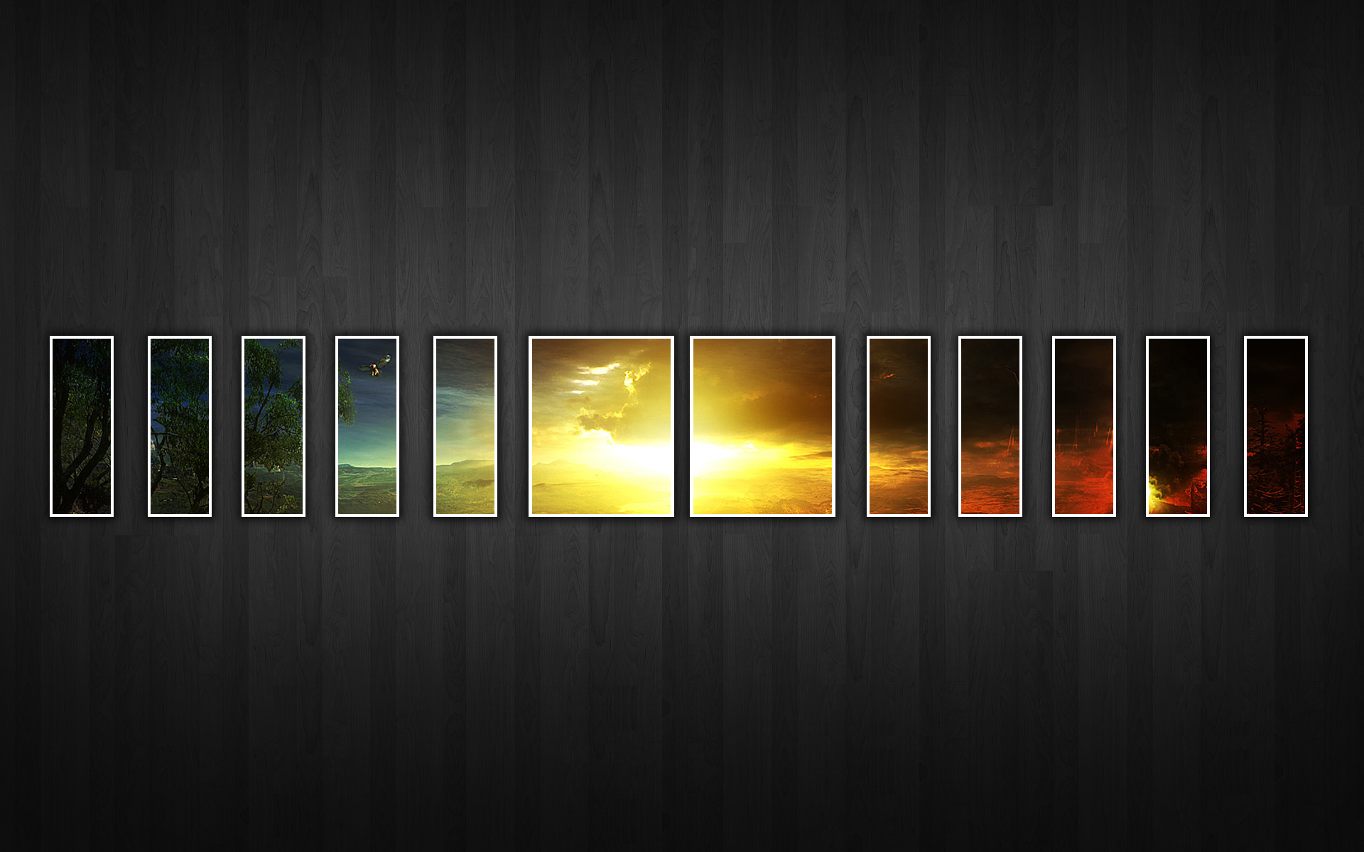 Sunset time-lapse sequence