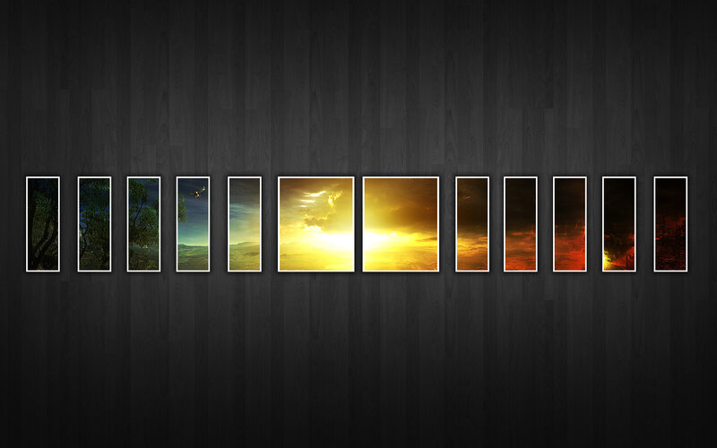 Sunset Time-lapse Sequence — Yellow