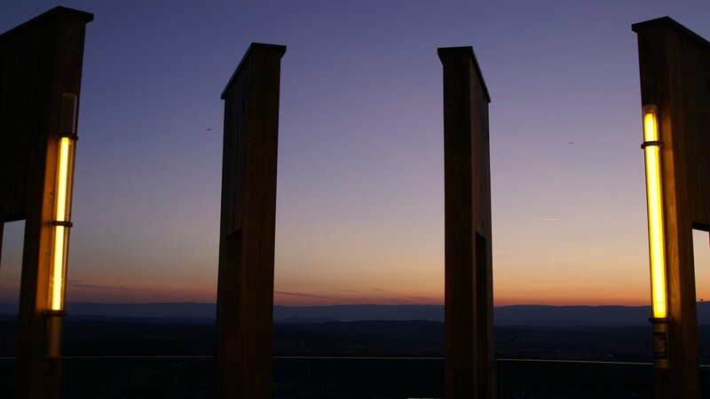 sunset view from observation deck