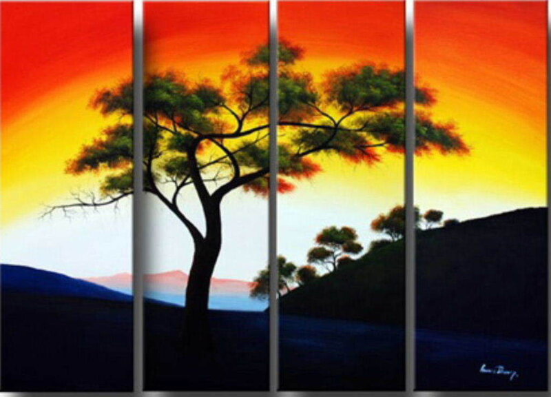 Sunset with Acacia Tree