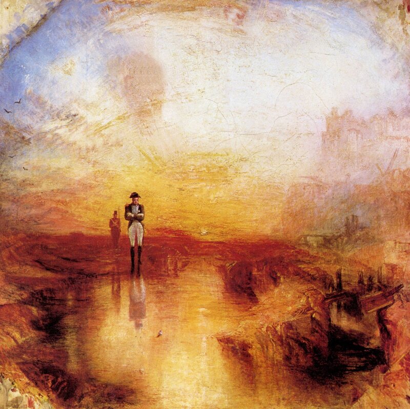 Sunset with Soldiers
