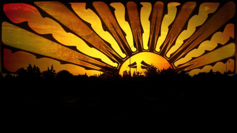 Sunset with Sun Rays