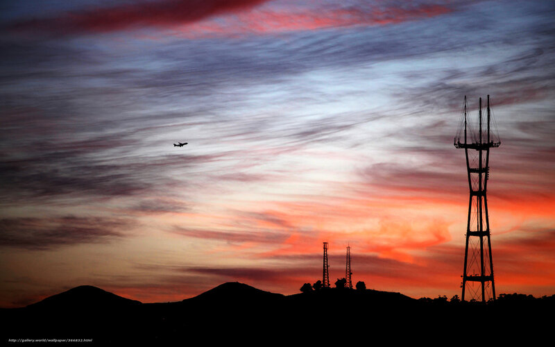 Sunset with Sutro Tower