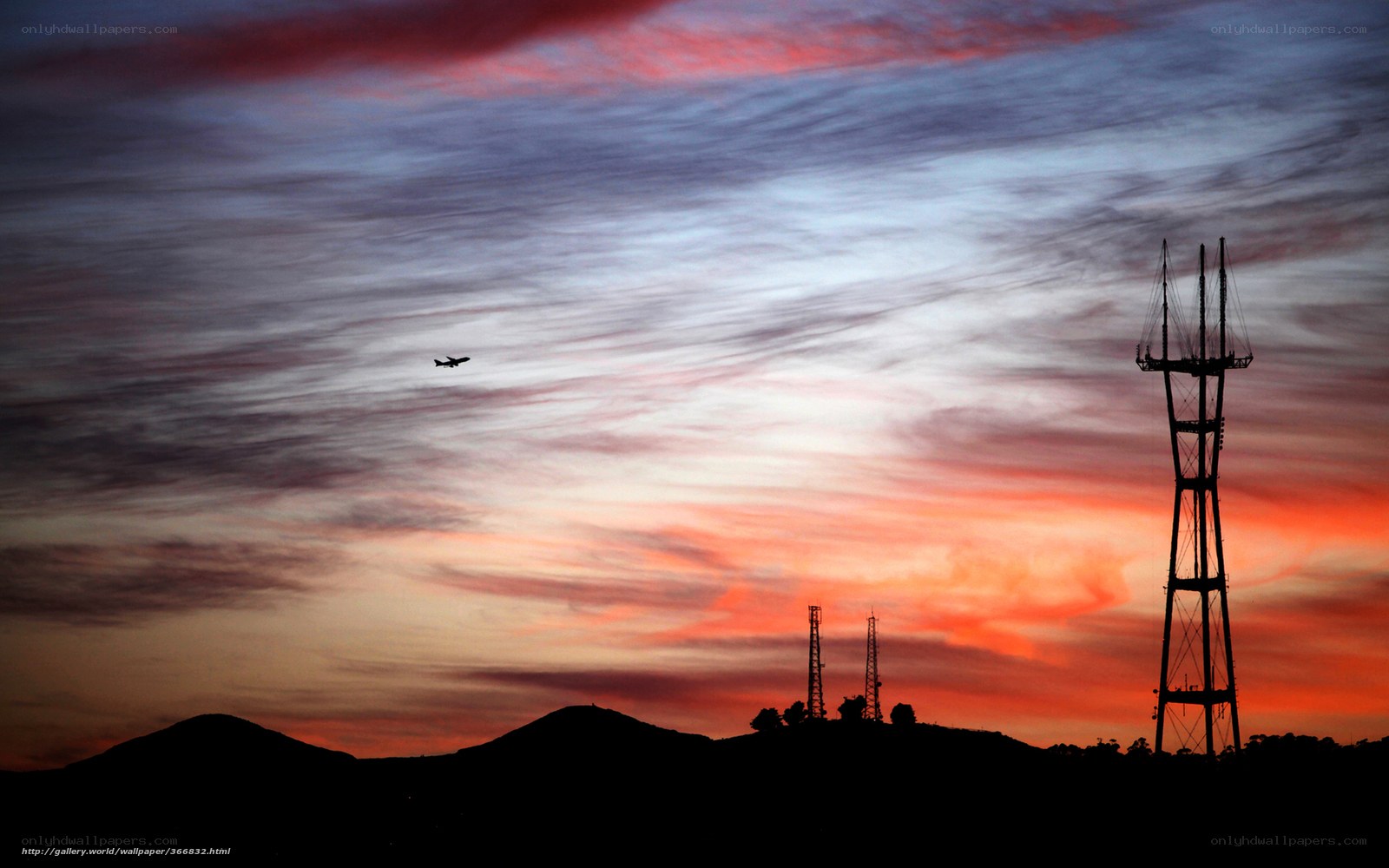 Sunset with Sutro Tower