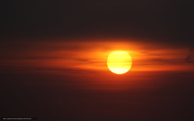 Sunset with vibrant sky