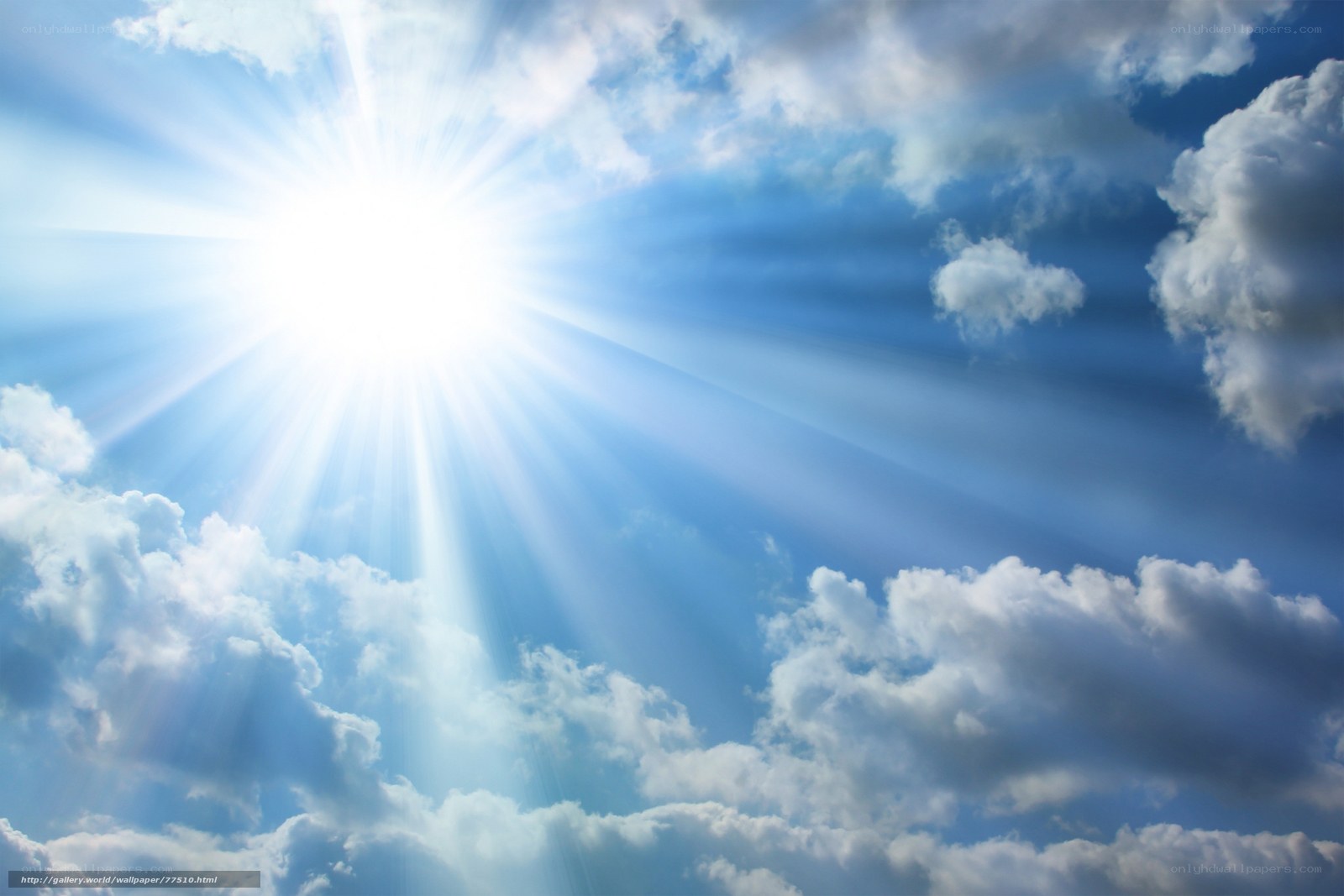 Sunshine through the clouds