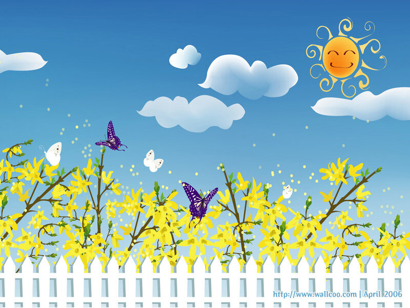 Sunshine with Butterflies
