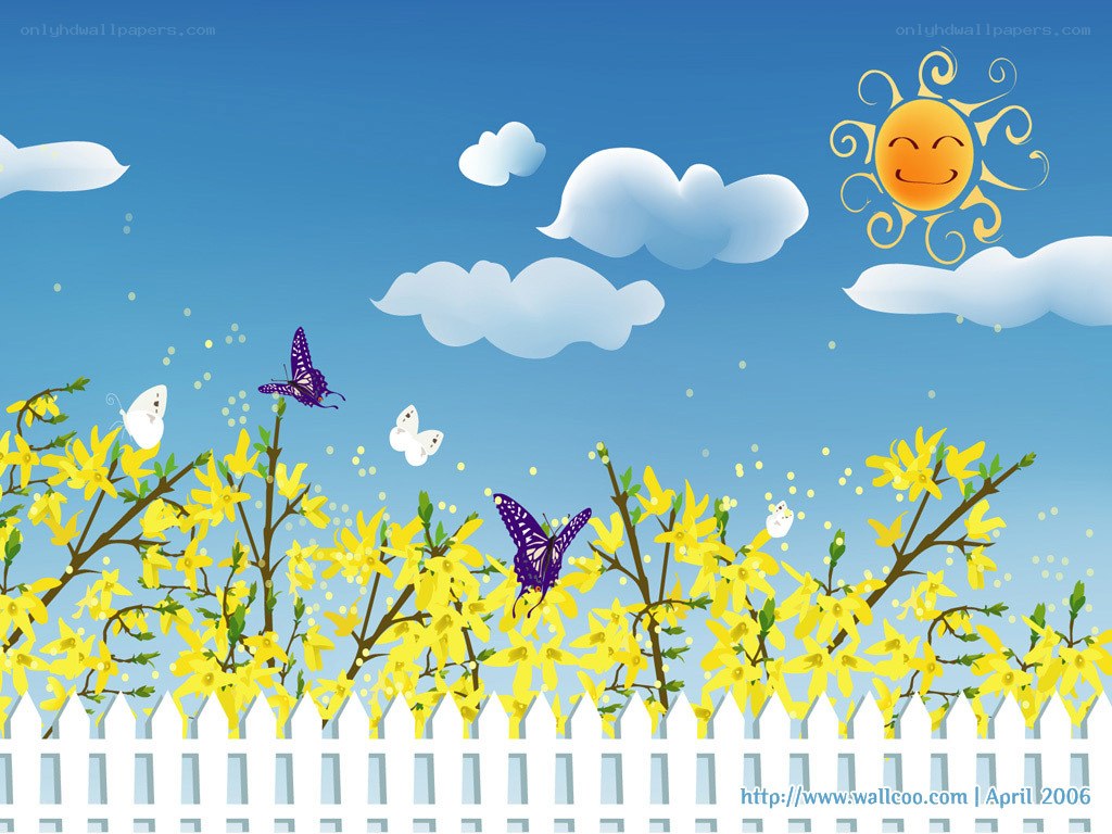 Sunshine with Butterflies