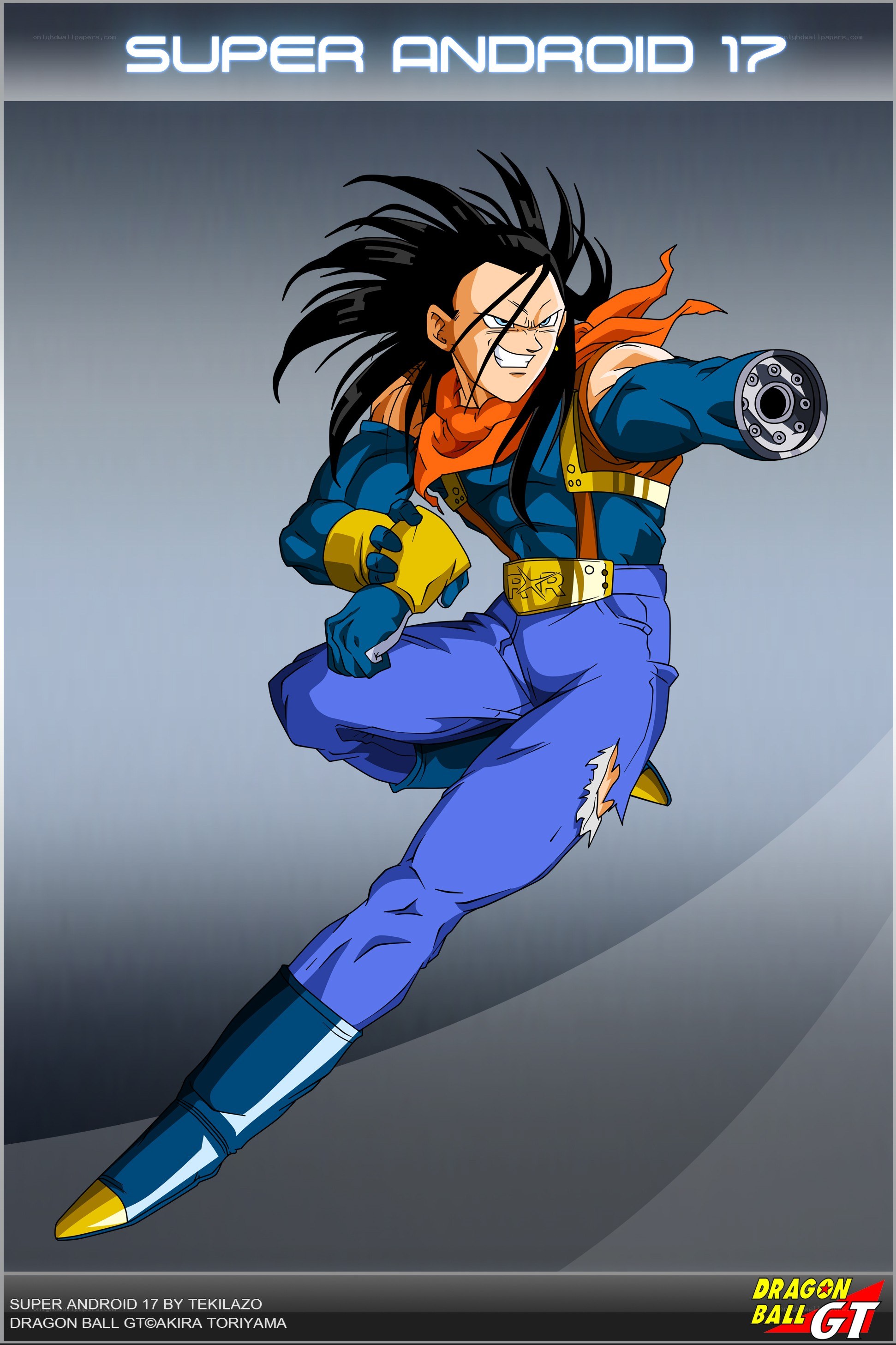 Super Android 17 in action
