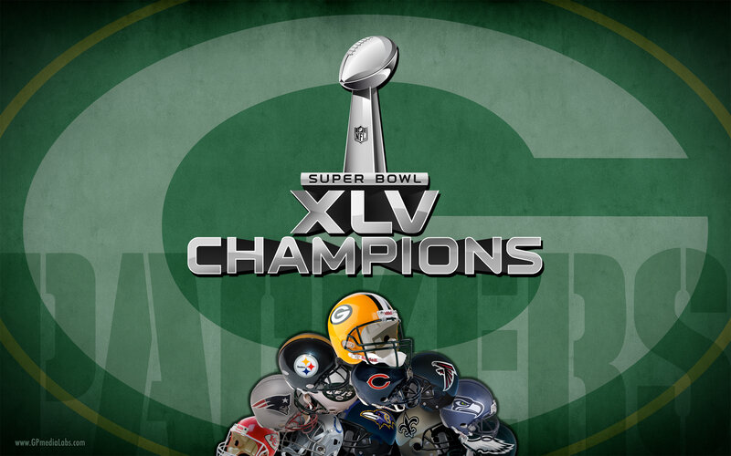 Super Bowl Trophy and Helmets