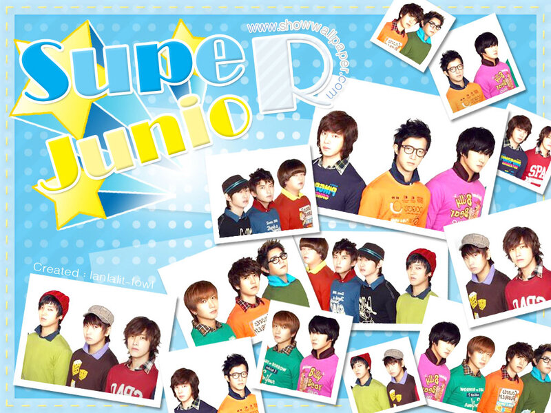 Super Junior collage wallpaper