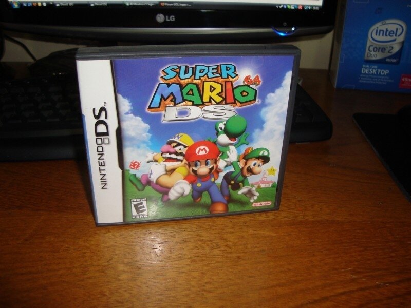 Super Mario 64 DS game case