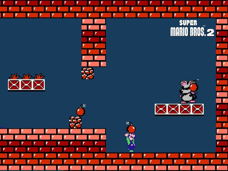 Super Mario Bros. 2 gameplay
